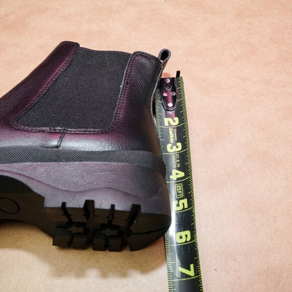 Linea Paolo Women Black Leather Fashion Comfortable Chelsea Boots sz 7.5 - Picture 6 of 8